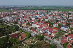 25/25 xã của huyện Sóc Sơn (Hà Nội) đều đạt 19/19 tiêu chí xây dựng nông thôn mới và đạt 9/9 tiêu chí huyện nông thôn mới. (Ảnh: Vũ Sinh/TTXVN)