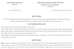 bãi bỏ toàn bộ 27 văn bản quy phạm pháp luật của Thủ tướng Chính phủ.