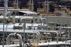 Hệ thống đường ống dẫn khí đốt từ Nga sang châu Âu qua Thổ Nhĩ Kỳ TurkStream. (Ảnh: Anadolu Agency/TTXVN)