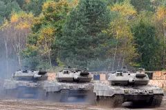 Đức cung cấp xe tăng Leopard-2 A7 cho Ukraine. (Ảnh: AFP/TTXVN)