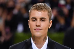 Ca sỹ Justin Bieber tại một sự kiện ở New York, Mỹ ngày 13/9/2021. (Ảnh: AFP/TTXVN)