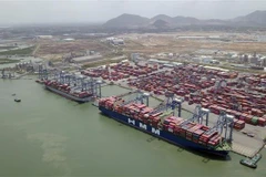 Một góc cảng biển Cái Mép-Thị Vải nằm trong vùng Đông Nam Bộ. (Ảnh: Đoàn Mạnh Dương/TTXVN)