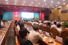 Quang cảnh Hội nghị toàn quốc về Khoa học và Công nghệ năm 2023. (Ảnh: Sỹ Thắng/TTXVN)