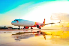 Sự tăng tốc ngay từ những tháng đầu năm 2023 đã đem đến cho Vietjet những kết quả kinh doanh tích cực. (Ảnh: Tài Nguyễn/Vietnam+)