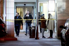 Cảnh sát Mỹ tại hiện trường vụ nổ súng ngày 15 tháng 3 năm 2023. (Nguồn: ABC News)