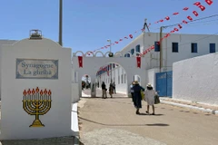 Giáo đường Do Thái ở Ghriba, Tunisia ngày 18 tháng 5 năm 2022. (Ảnh: Reuters)