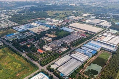 Khu công nghiệp Tân Đông Hiệp B, thành phố Dĩ An, tỉnh Bình Dương. (Ảnh: Hồng Đạt/TTXVN)