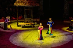 Các diễn viên trong vở kịch xiếc “Tấm Cám – Bống bống bang bang." (Nguồn: Rạp Xiếc Trung ương)