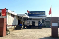 Trụ sở Công ty Cổ phần nước khoáng Bang. (Ảnh: TTXVN phát)