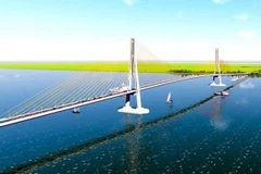 Phối cảnh dự kiến cầu Đại Ngãi. (Nguồn: Bộ Giao thông Vận tải)