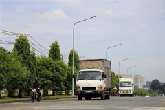 Hệ thống hạ tầng giao thông tại Khu công nghiệp Biên Hòa 2, thành phố Biên Hòa. (Ảnh: Hồng Đạt/TTXVN)