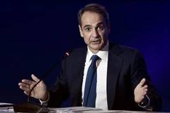 Thủ tướng Hy Lạp Kyriakos Mitsotakis. (Ảnh: AFP/TTXVN)