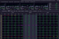 Thị trường chứng khoán ngày 17/1 diễn biến tích cực. (Ảnh chụp màn hình)