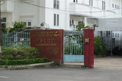 Trụ sở Sở Y tế tỉnh Đồng Tháp, nơi ông Huỳnh Văn Thêm làm việc. (Ảnh: Nhựt An/TTXVN)