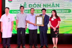 Khoa Giải phẫu bệnh của Bệnh viện Phổi TW đạt chứng chỉ ISO15189:2012