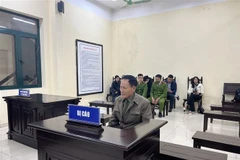 Bị cáo Hiệp "khùng" tại phiên tòa xét xử ngày 1/12/2022. (Ảnh: Kim Anh/TTXVN)