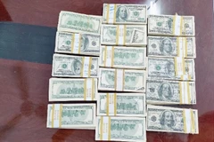 Tang vật tiền giả. (Ảnh: Cơ quan Công an cung cấp)