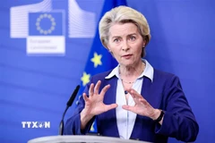 Chủ tịch Ủy ban châu Âu Ursula von der Leyen. (Ảnh: AFP/TTXVN)