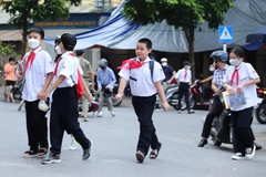 Học sinh đầu cấp sẽ được xếp vào trường học gần nơi cư trú nhất. (Ảnh minh họa: Hoài Nam/Vietnam+)