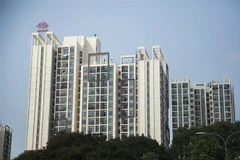 Một khu chung cư trên đường Ba Tháng Hai, quận 10, Thành phố Hồ Chí Minh. (Ảnh: Hồng Đạt/TTXVN)