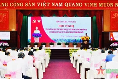 Quang cảnh hội nghị. (Nguồn: Báo Quân đội Nhân dân)