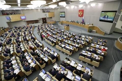 Toàn cảnh một phiên họp Hạ viện Nga ở Moskva. (Ảnh: AFP/TTXVN)