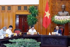 Thủ tướng Nguyễn Xuân Phúc, Trưởng Tiểu ban Kinh tế - Xã hội Đại hội lần thứ XIII của Đảng phát biểu. (Ảnh: Thống Nhất/TTXVN)