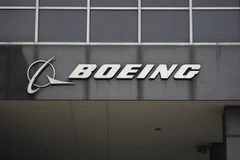 Biểu tượng Boeing tại trụ sở ở Chicago, Mỹ, ngày 13/3/2019. (Ảnh: THX/ TTXVN)