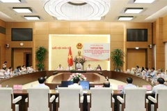 Một phiên họp toàn thể của Ủy ban Pháp luật của Quốc hội. (Ảnh: Văn Điệp/TTXVN)