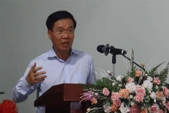 Trưởng Ban Tuyên giáo Trung ương Võ Văn Thưởng. (Ảnh: Lê Xuân/TTXVN)