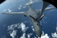 Máy bay ném bom B-1B của Không quân Mỹ. (Nguồn: YONHAP/TTXVN)
