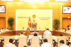 Quang cảnh phiên họp khai mạc Phiên họp thứ 15 của Ủy ban Thường vụ Quốc hội. (Ảnh: Trọng Đức/TTXVN)