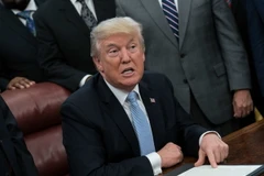 Tổng thống Mỹ Donald Trump phát biểu tại thủ đô Washington. (Nguồn: AFP/TTXVN)