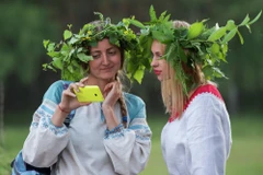 Những người tham gia lễ hội. (Nguồn: Sputniknews)