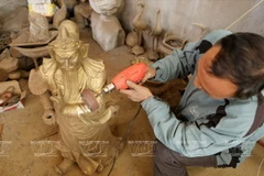 [Photo] Làng đúc đồng Quảng Bố kết hợp hiện đại vào sản xuất