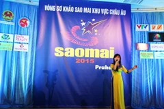 Nguyễn Thị Ánh Tuyết gây ấn tượng trong Vòng Sơ khảo Sao Mai Cộng hòa Séc và các nước lân cận. (Ảnh: Ngọc Mai/Vietnam+)