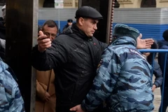 Tăng cường an ninh ở thủ đô Moskva. (Nguồn: AFP/TTXVN)