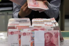 Đồng nhân dân tệ của Trung Quốc. (Nguồn: AFP/TTXVN)
