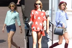 Ca sỹ Taylor Swift - quần shorts