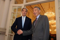 Ngoại trưởng Mỹ thăm Singapore. (Nguồn: THX/TTXVN)