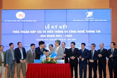 Quảng Nam tiếp tục chọn VNPT làm đối tác phát triển viễn thông-công nghệ thông tin giai đoạn 2021-2025. (Ảnh: Vietnam+)