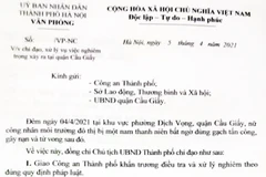 Chủ tịch UBND Hà Nội yêu cầu xử nghiêm kẻ sát hại công nhân môi trường