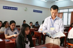 Thí sinh dự thi trung học phổ thông quốc gia. (Ảnh: Công Mạo/TTXVN)