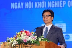 Phó Thủ tướng Vũ Đức Đam phát biểu chỉ đạo. (Ảnh: Thanh Tùng/TTXVN)