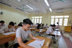 Thí sinh dự thi trung học phổ thông quốc gia. (Ảnh: Lê Minh Sơn/Vietnam+)