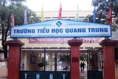 Trường Tiểu học Quang Trung, Đống Đa, Hà Nội (Ảnh: An ninh Thủ đô)