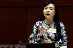 Bộ trưởng Bộ Y tế Nguyễn Thị Kim Tiến. (Ảnh: TTXVN)