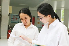 Thi sinh dự thi trung học phổ thông quốc gia năm 2018 (Ảnh: TTXVN)