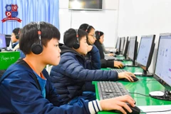 Thí sinh dự thi vòng 1 cuộc thi English Champion 2018. (Ảnh: BTC)