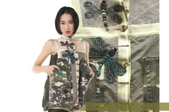 Một thiết kế trong bộ sưu tập của nhà tạo mốt Minh Hạnh. (Nguồn ảnh: Vietmode)